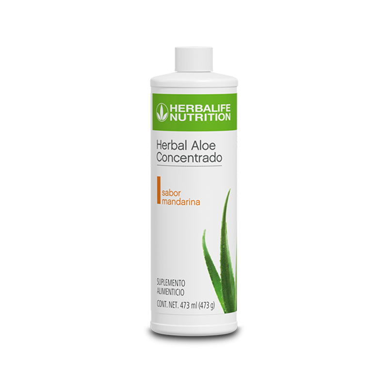 Herbal Aloe Concentrado sabor Mandarina 473 ml