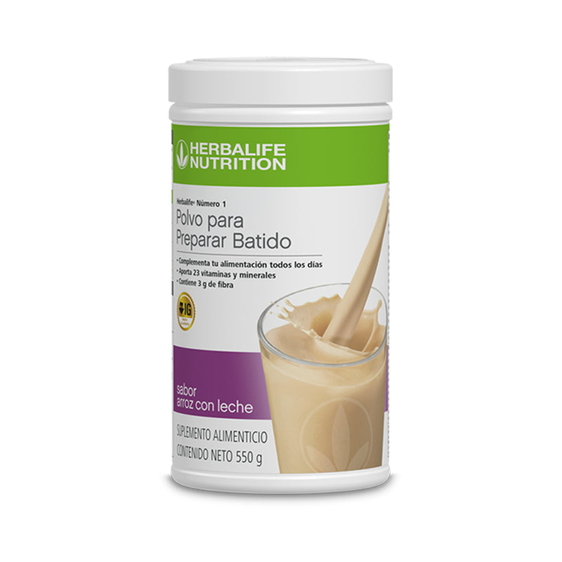 Herbalife® Número 1 Polvo para Preparar Batido sabor Arroz con Leche 550 g