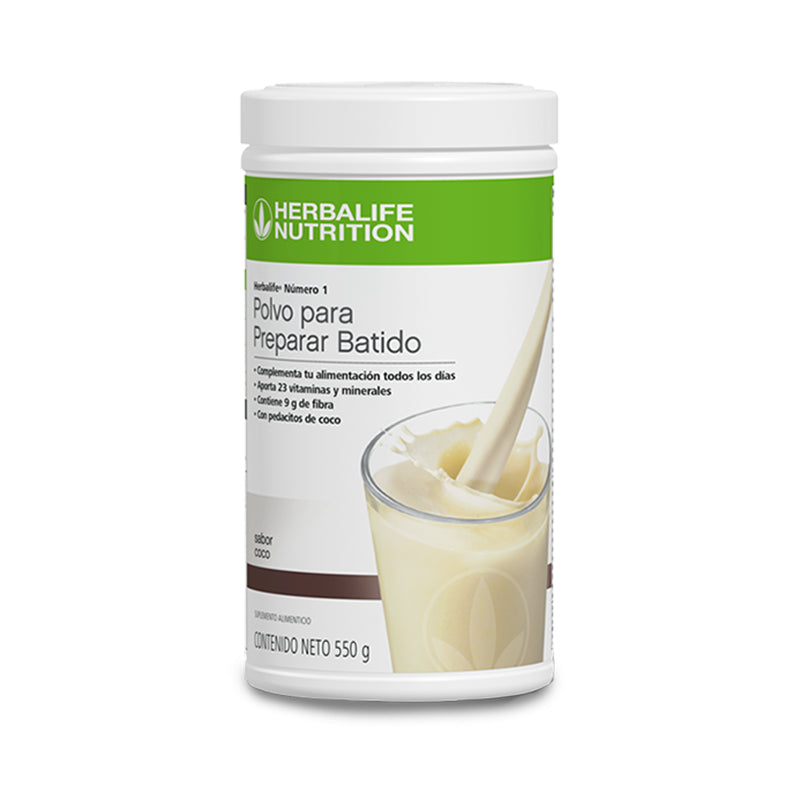 Herbalife® Número 1 Polvo para Preparar Batido sabor Coco 550 g