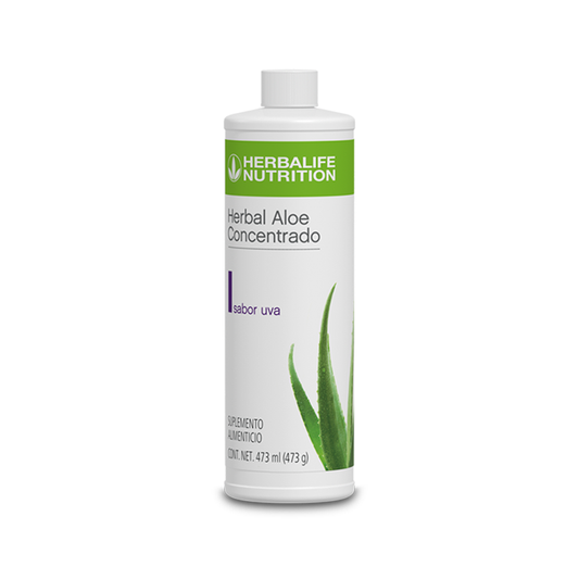 Herbal Aloe Concentrado sabor Uva 473 ml