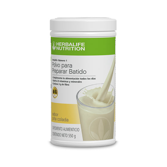 Herbalife® Número 1 Polvo para Preparar Batido sabor Piña Colada 550 g